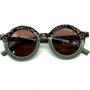 Infant Toddler Sunglasses Leopard Green